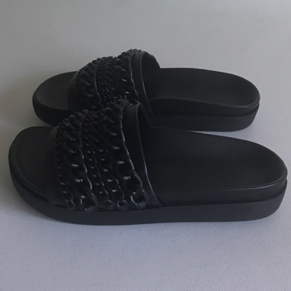 {Kendall + Kylie} Shiloh Leather Slide Sandals - Picture 2 of 6